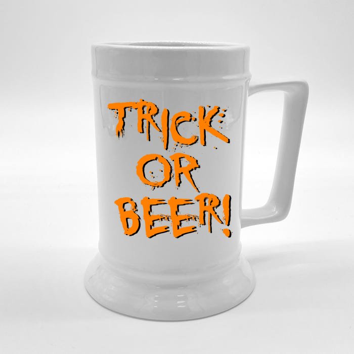 Trick Or Beer Front & Back Beer Stein