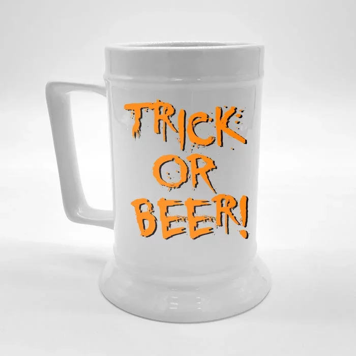 Trick Or Beer Front & Back Beer Stein