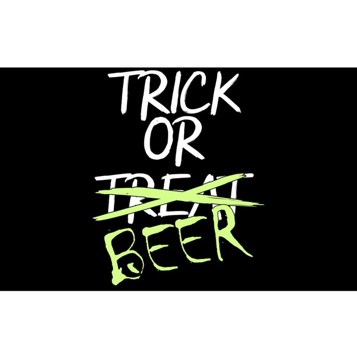 Trick or Beer Funny Halloween Party Bumper Sticker