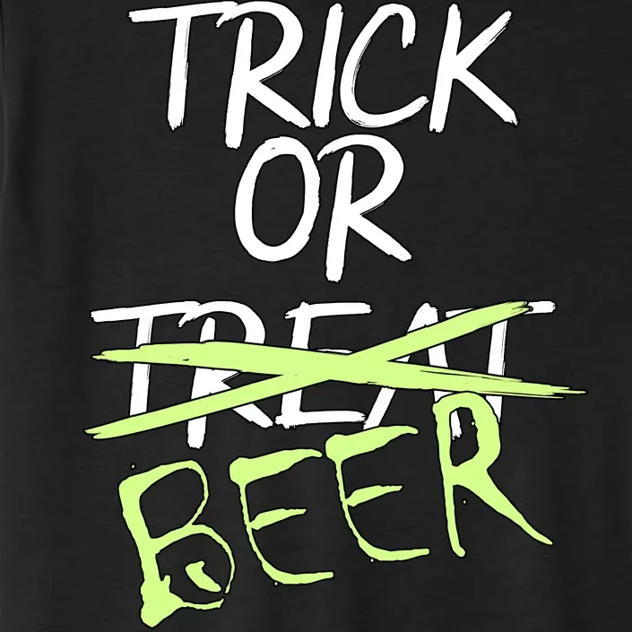 Trick or Beer Funny Halloween Party ChromaSoft Performance T-Shirt