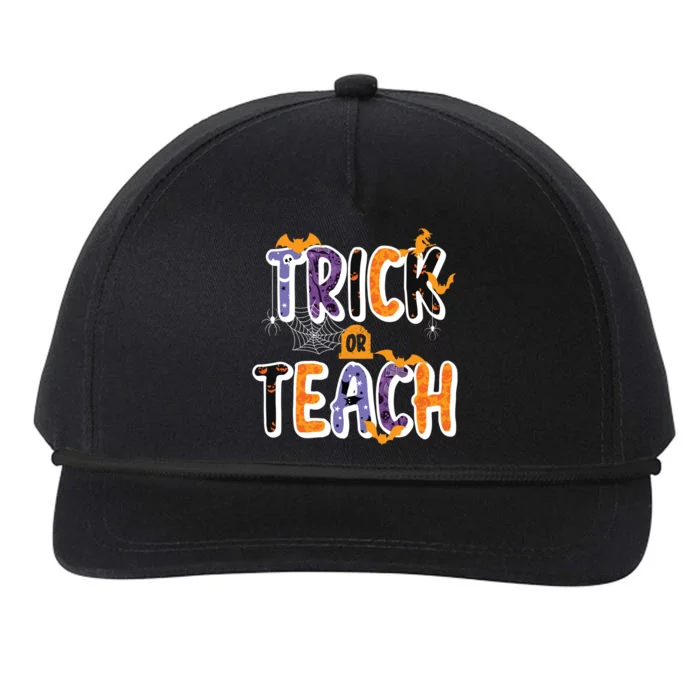 Trick Or Teach Funny Cute Halloween Snapback Five-Panel Rope Hat