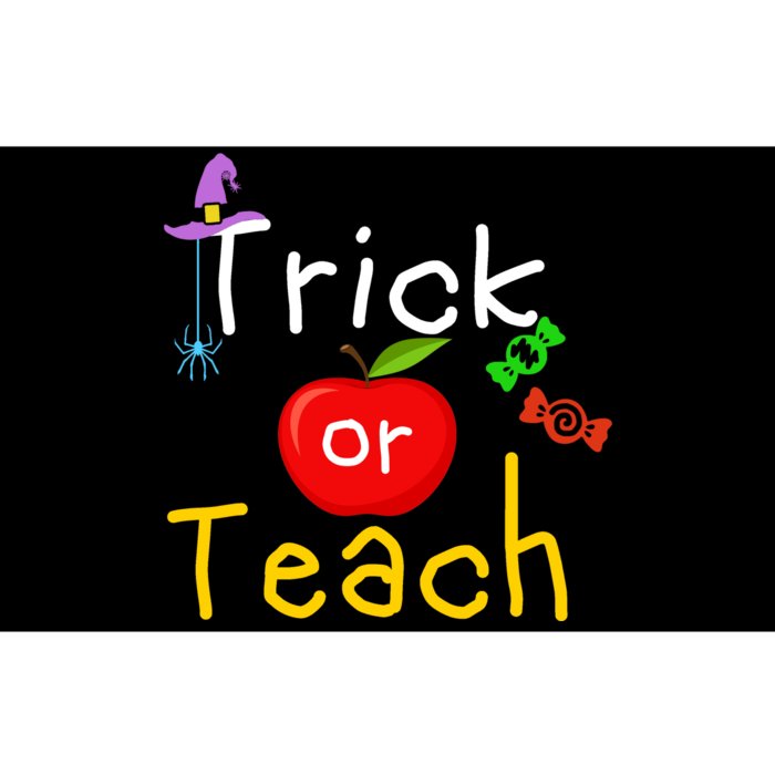 Trick Or Teach Halloween Teacher Bumper Sticker