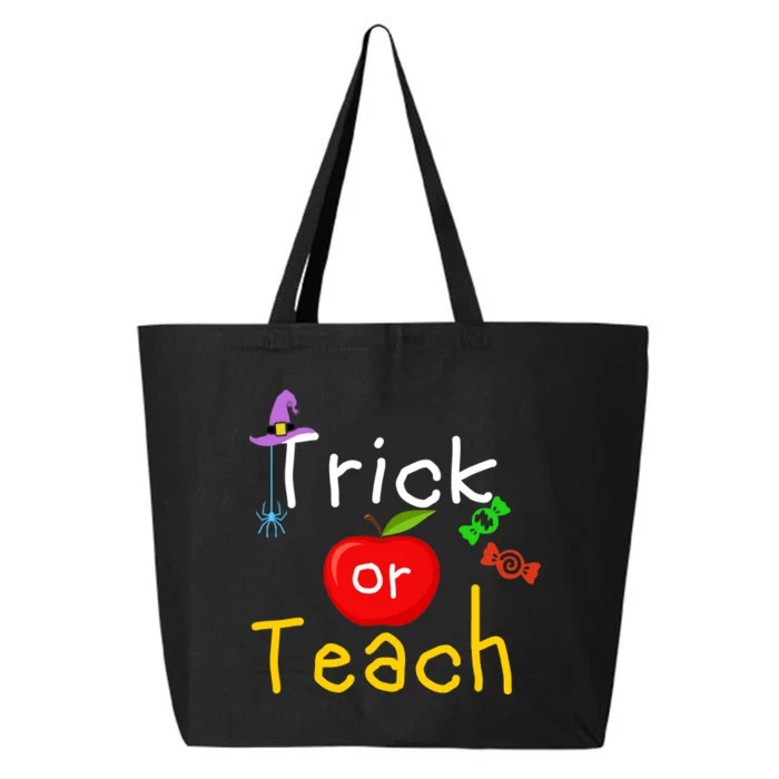 Trick Or Teach Halloween Teacher 25L Jumbo Tote