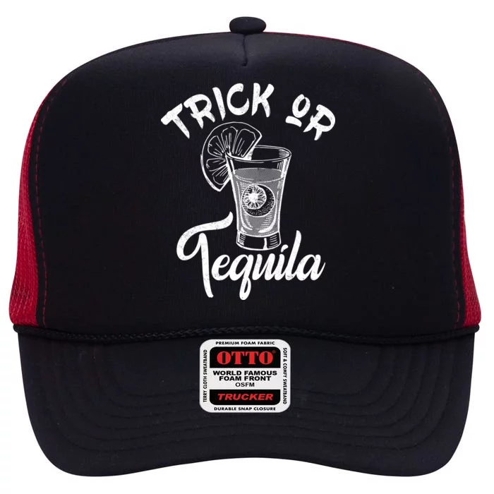 Trick Or Tequila High Crown Mesh Trucker Hat