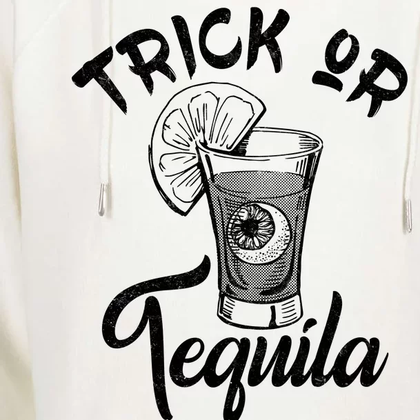 Trick Or Tequila Womens Funnel Neck Pullover Hood