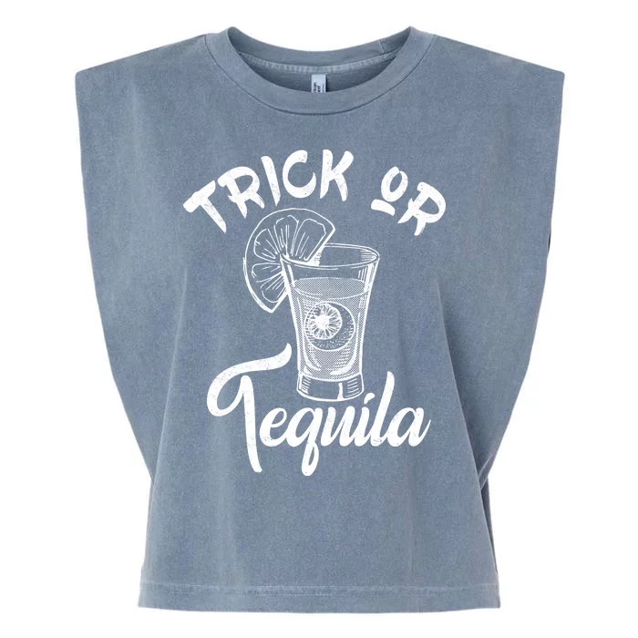 Trick Or Tequila Garment-Dyed Women's Muscle Tee