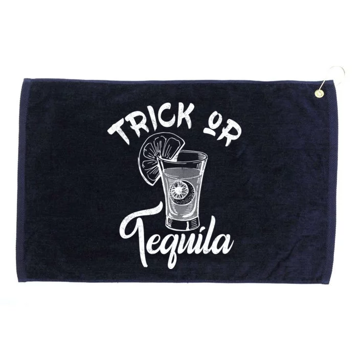 Trick Or Tequila Grommeted Golf Towel