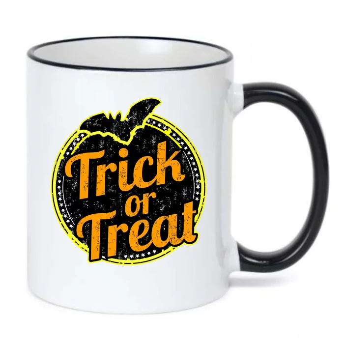 Trick or Treat Bat Logo Black Color Changing Mug