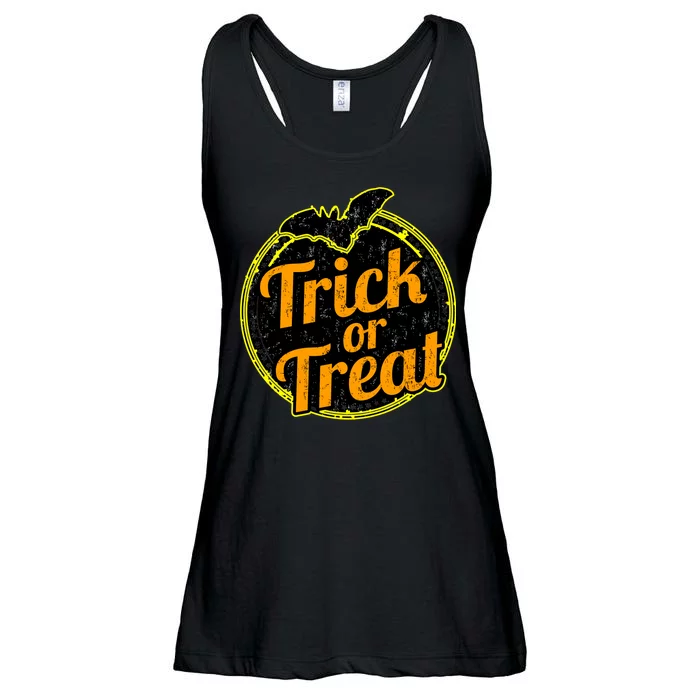 Trick or Treat Bat Logo Ladies Essential Flowy Tank