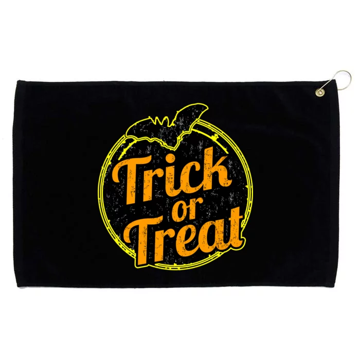 Trick or Treat Bat Logo Grommeted Golf Towel