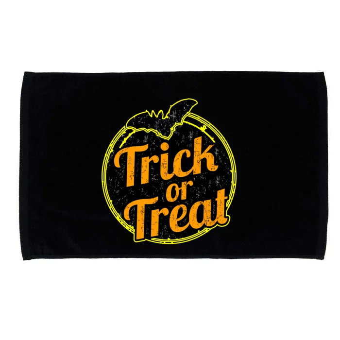 Trick or Treat Bat Logo Microfiber Hand Towel