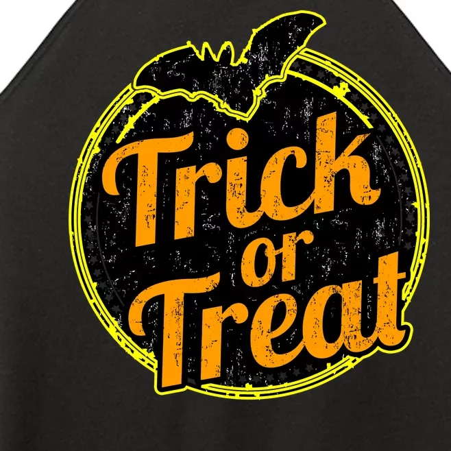 Trick or Treat Bat Logo Women’s Perfect Tri Rocker Tank