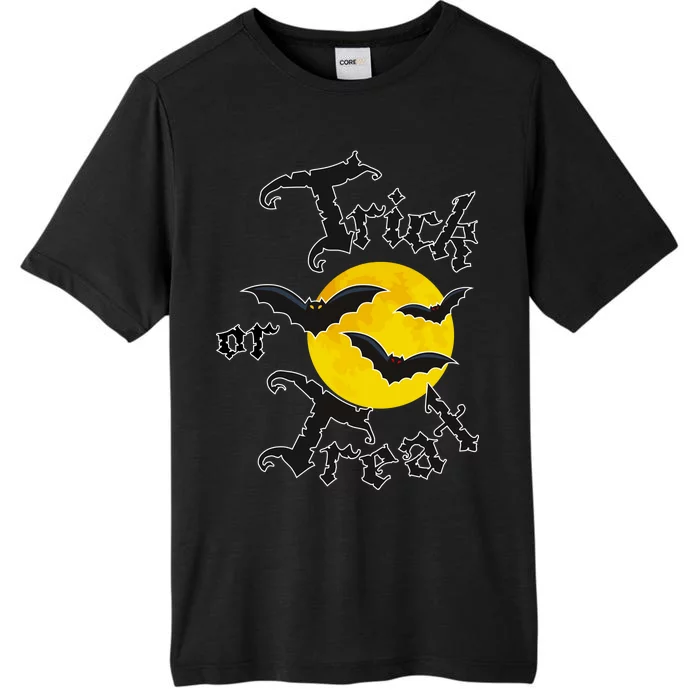 Trick Or Treat Bats Halloween ChromaSoft Performance T-Shirt