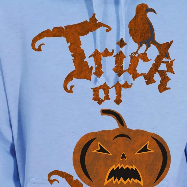 Trick Or Treat Pumpkin Halloween Unisex Surf Hoodie