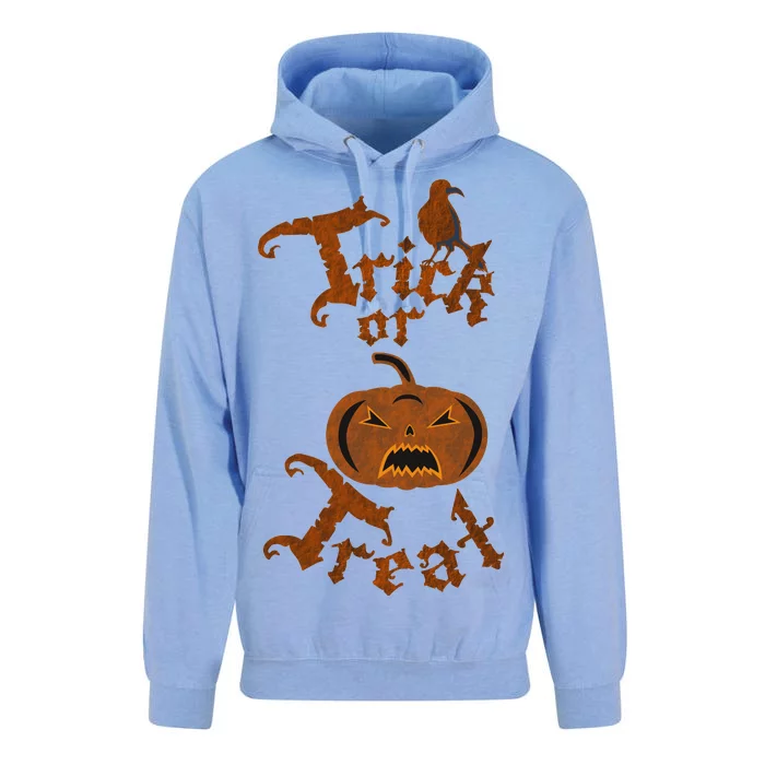 Trick Or Treat Pumpkin Halloween Unisex Surf Hoodie