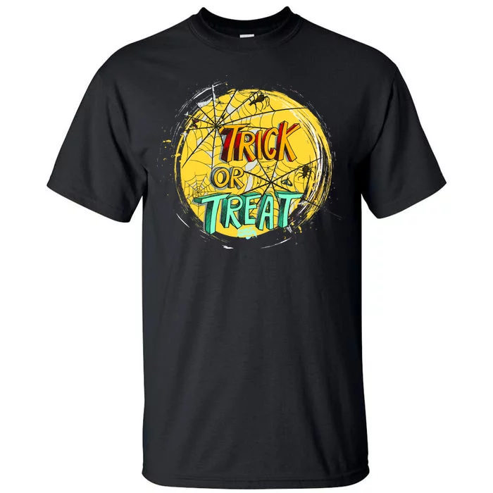 Trick or Treat Spider Web Tall T-Shirt