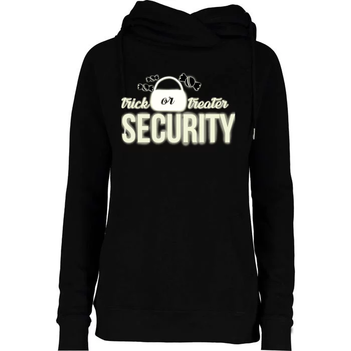 Trick or Treater Security Womens Funnel Neck Pullover Hood