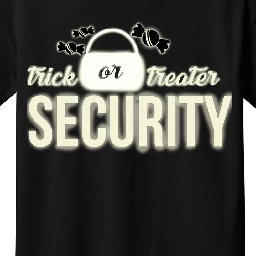 Trick or Treater Security Kids T-Shirt