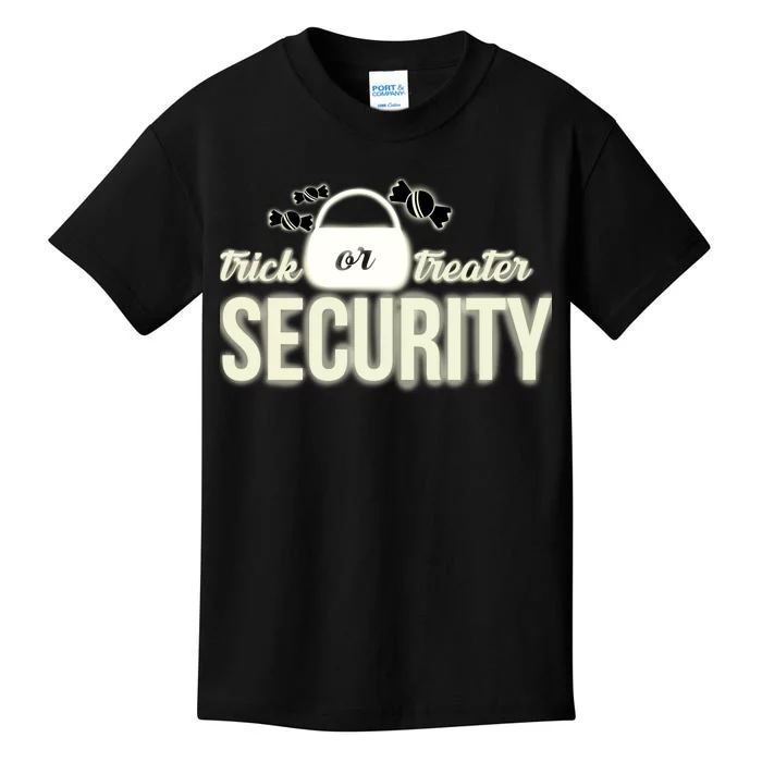 Trick or Treater Security Kids T-Shirt