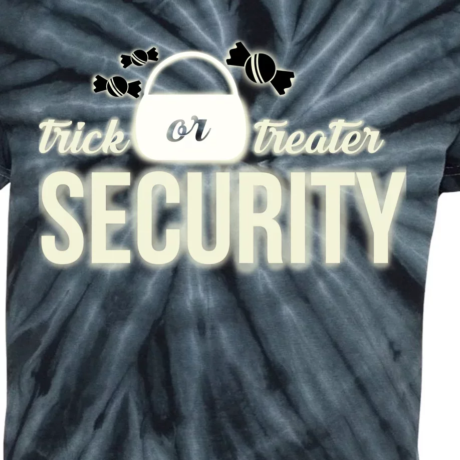 Trick or Treater Security Kids Tie-Dye T-Shirt