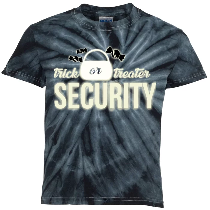 Trick or Treater Security Kids Tie-Dye T-Shirt