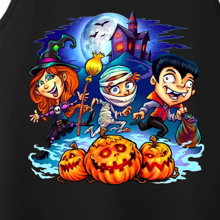 Trick-or-Treaters Halloween Performance Tank