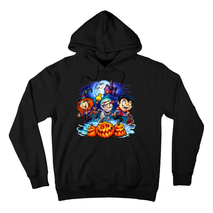 Trick-or-Treaters Halloween Tall Hoodie