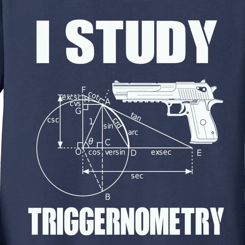 Triggernometry Pistol Kids Long Sleeve Shirt