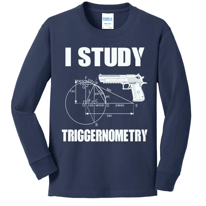 Triggernometry Pistol Kids Long Sleeve Shirt