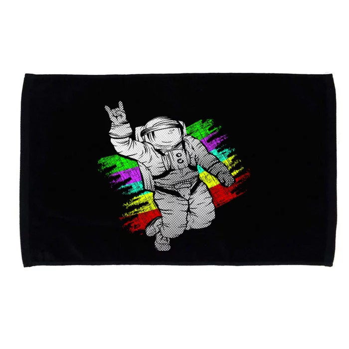 Trippy Astronaut Microfiber Hand Towel