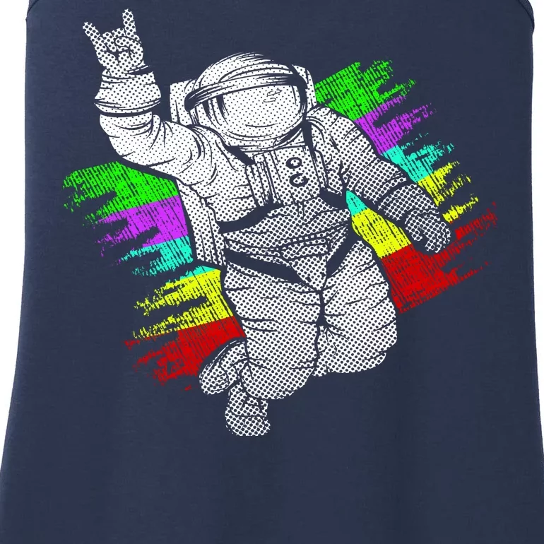 Trippy Astronaut Ladies Essential Tank