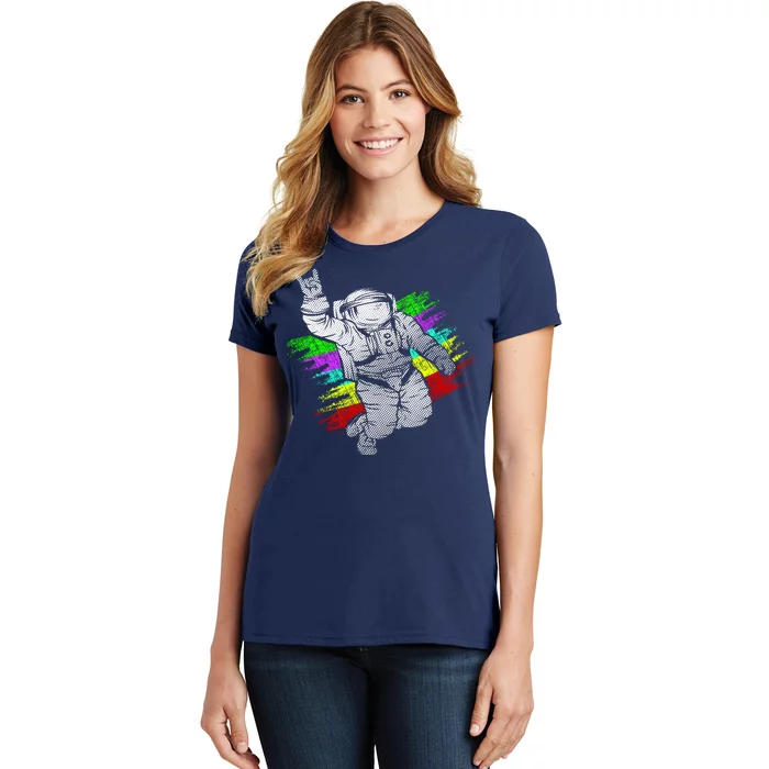 Trippy Astronaut Women's T-Shirt