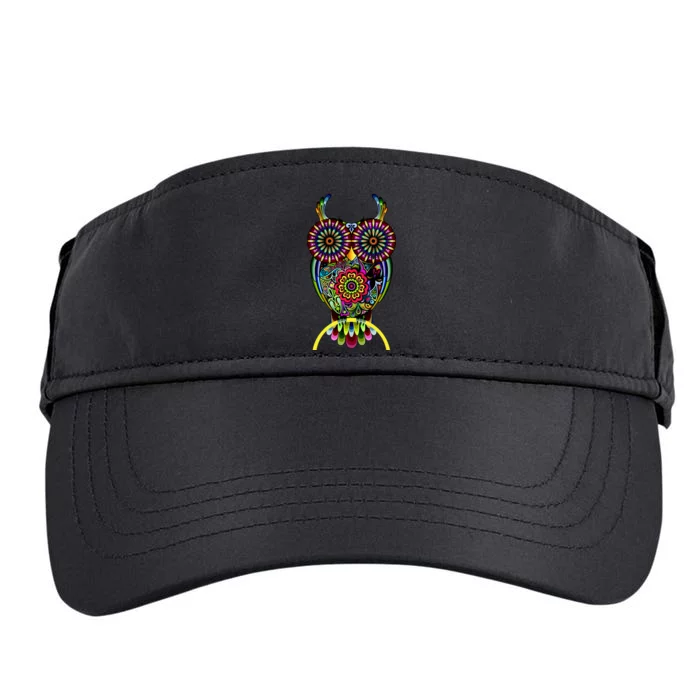 Trippy Big Eyed Owl Adult Drive Performance Visor