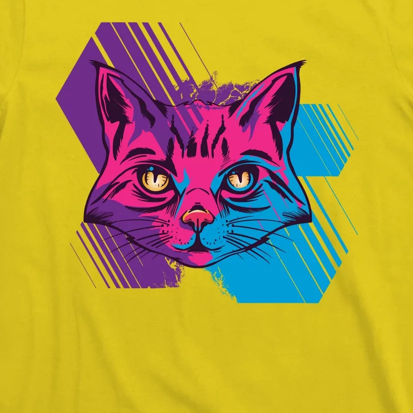 Trippy Cat Face T-Shirt