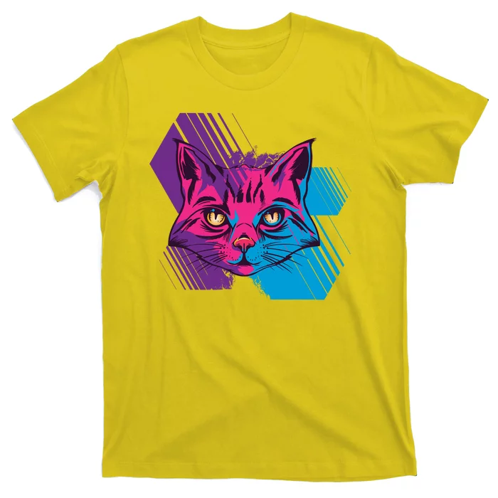 Trippy Cat Face T-Shirt