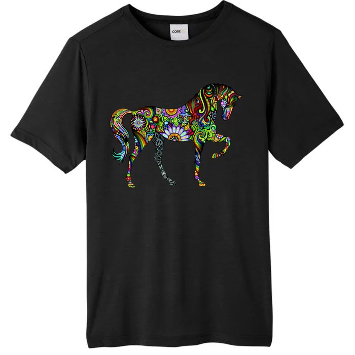 Trippy Cheerful Horse ChromaSoft Performance T-Shirt