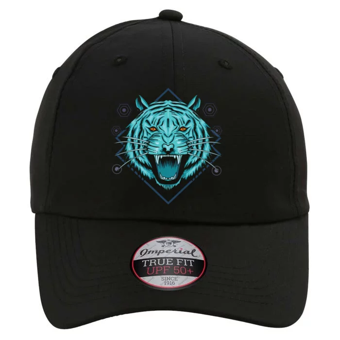 Trippy Cyan Tiger Graphic The Original Performance Cap