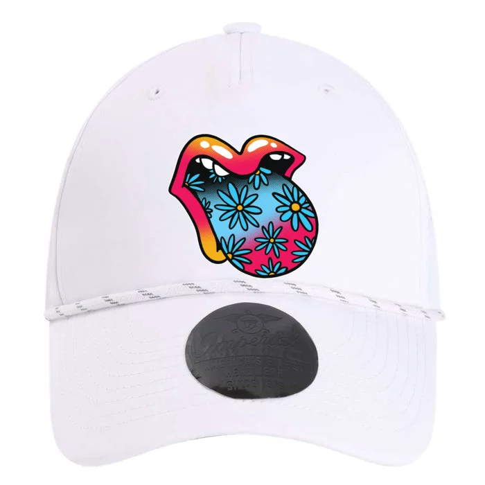 Trippy Floral Mouth Performance The Dyno Cap