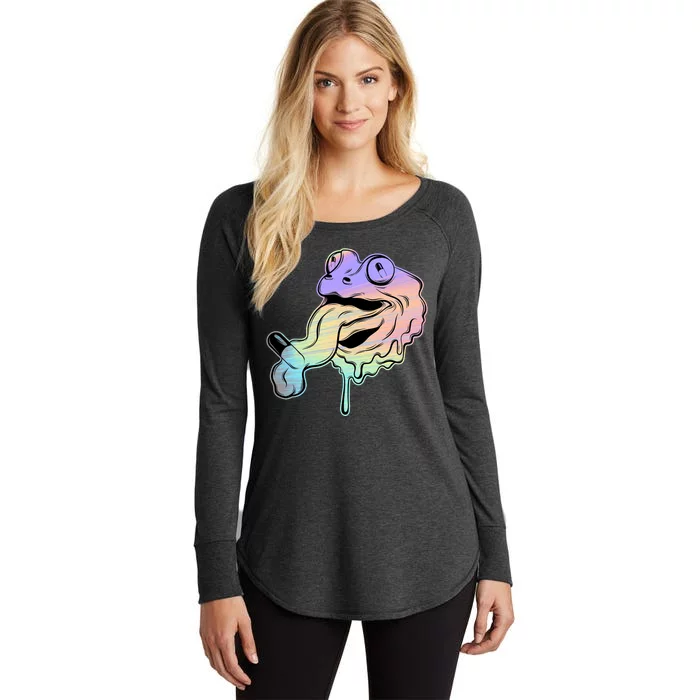 Trippy Frog Women's Perfect Tri Tunic Long Sleeve Shirt