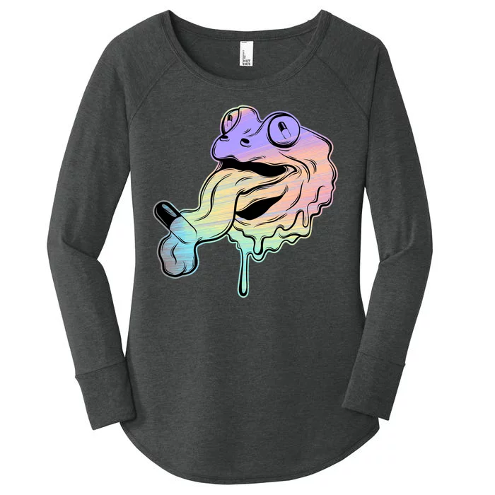 Trippy Frog Women's Perfect Tri Tunic Long Sleeve Shirt