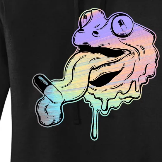 Trippy Frog Women's Pullover Hoodie