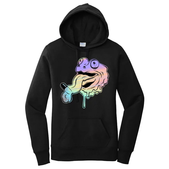 Trippy Frog Women's Pullover Hoodie