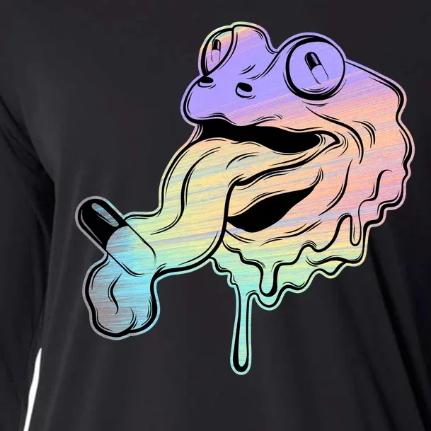 Trippy Frog Cooling Performance Long Sleeve Crew