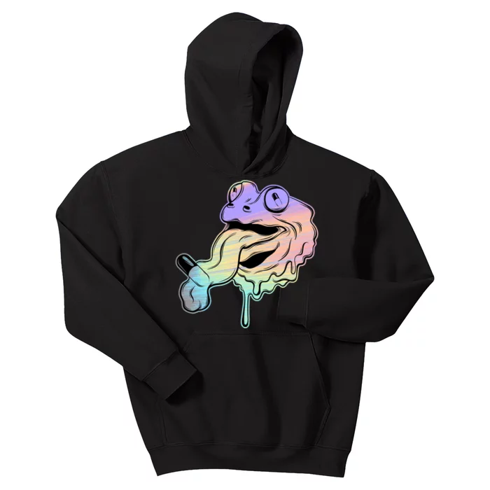 Trippy Frog Kids Hoodie