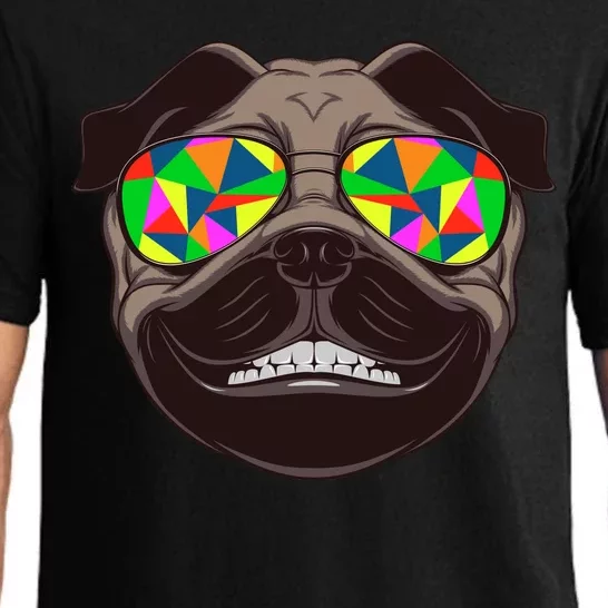 Trippy Hypnotized Pug Pajama Set