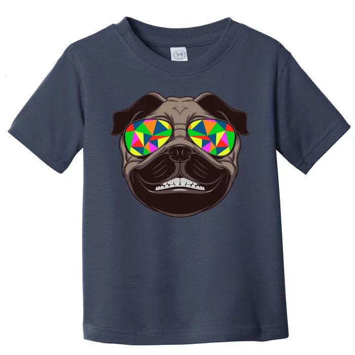 Trippy Hypnotized Pug Toddler T-Shirt