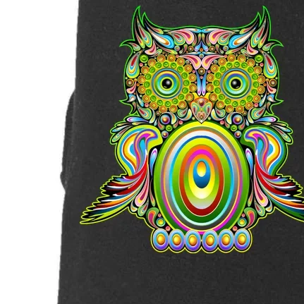 Trippy Owl Doggie 3-End Fleece Hoodie