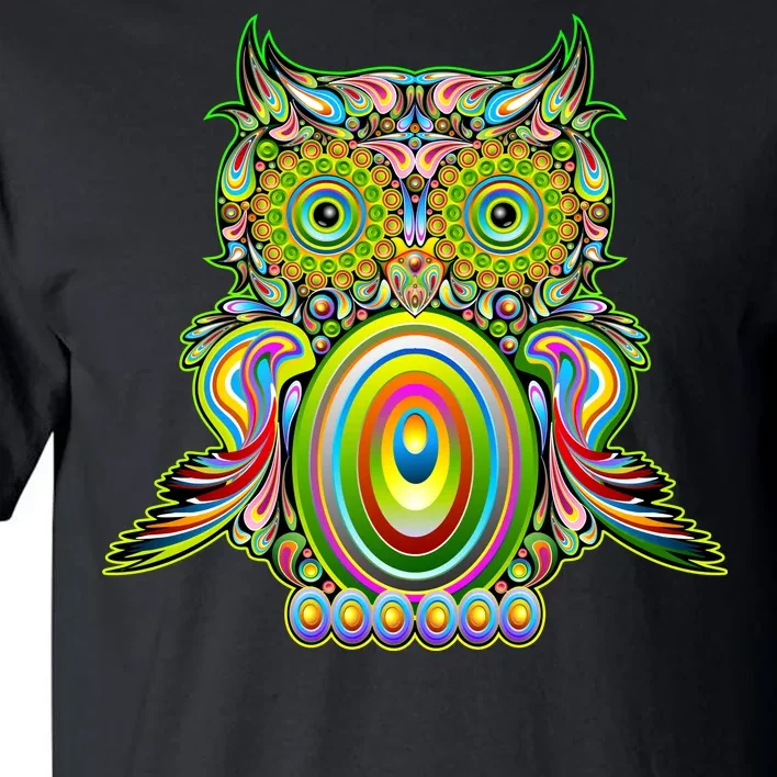 Trippy Owl Tall T-Shirt