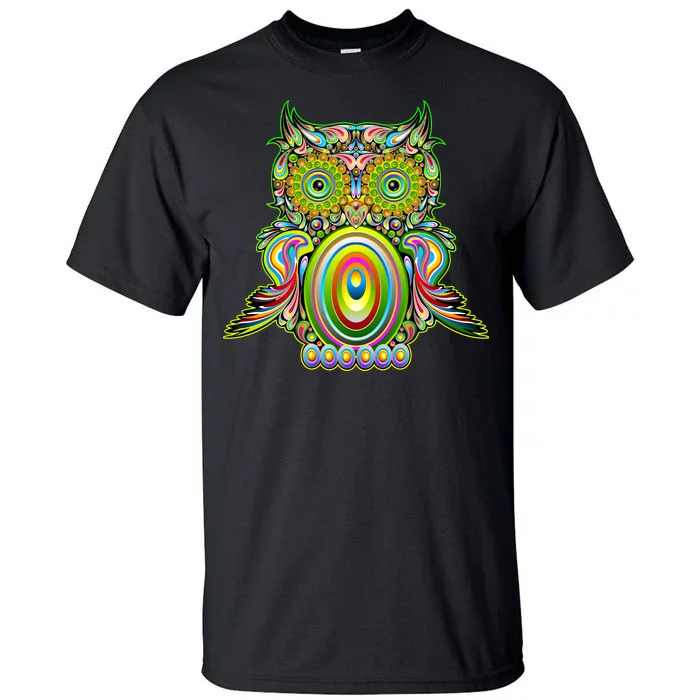 Trippy Owl Tall T-Shirt