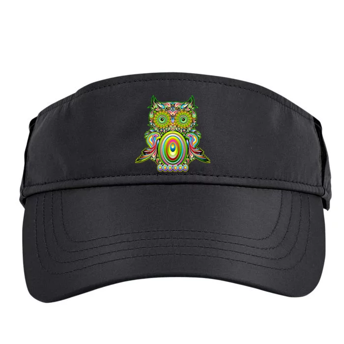 Trippy Owl Adult Drive Performance Visor